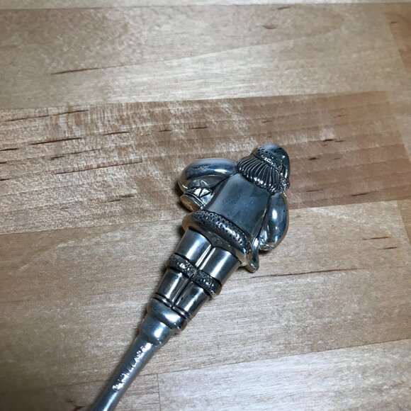 Vintage Wallace Silversmiths Silver Plated Holiday Christmas Santa Claus Fork - Picture 5 of 7